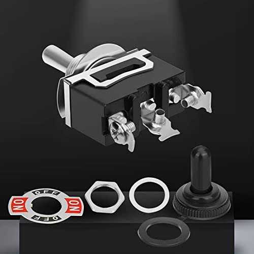 Toggle Switch 12V Heavy Duty 120V SPST ON Off Rocker Switch - Image 4