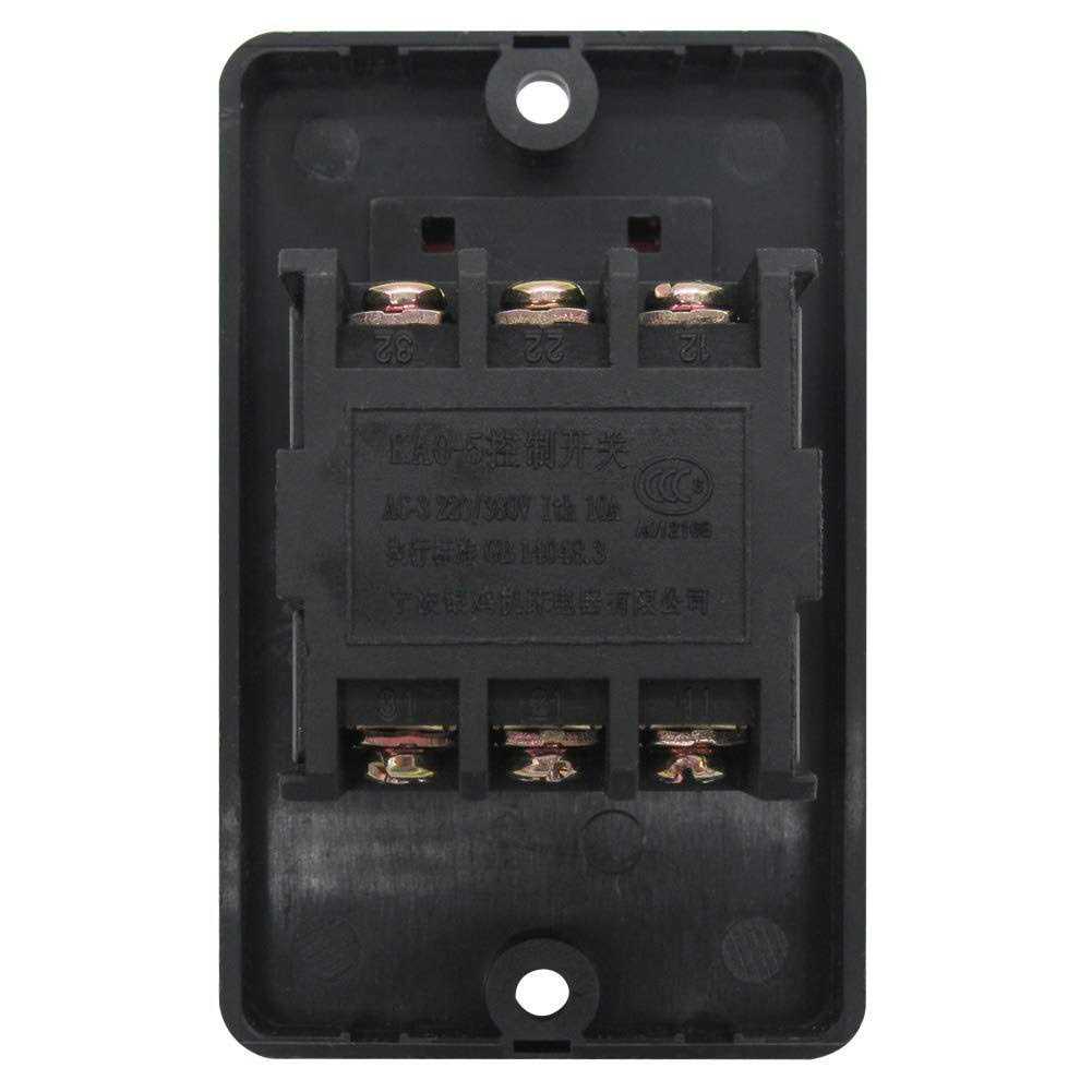 Push Button Switch Mxuteuk Waterproof Motor Start Stop Switch Self Lock Mechanical Equipment Control Station 10a Ac 220v 380v Kao 10kh 3 Phase With Box On Off Switch