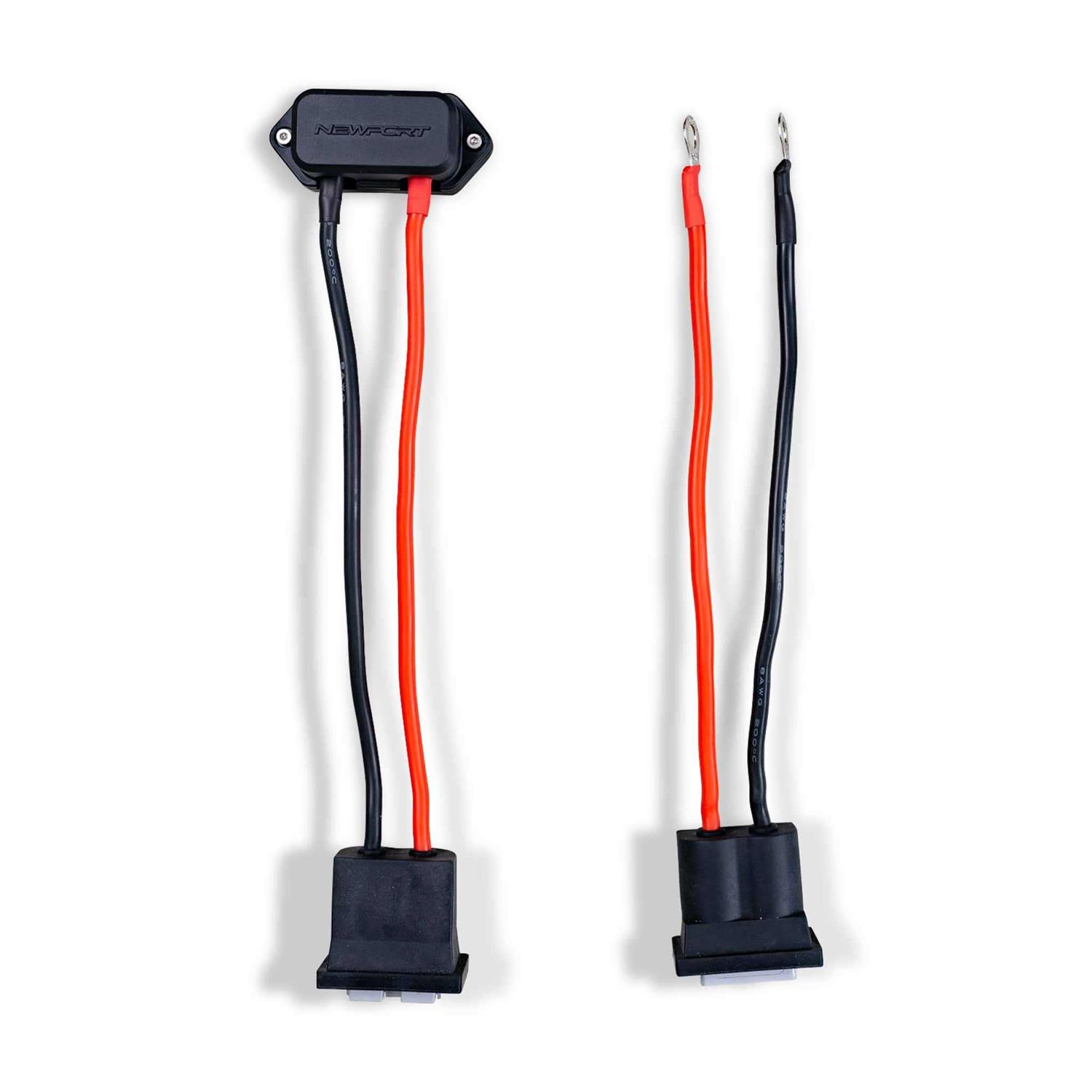 Newport Vessels Newport Battery Quick Connect/Disconnect Connectors Terminals for Trolling Motor -Heavy Duty 8 Gauge Wire Marine Battery Accessory - Image 2