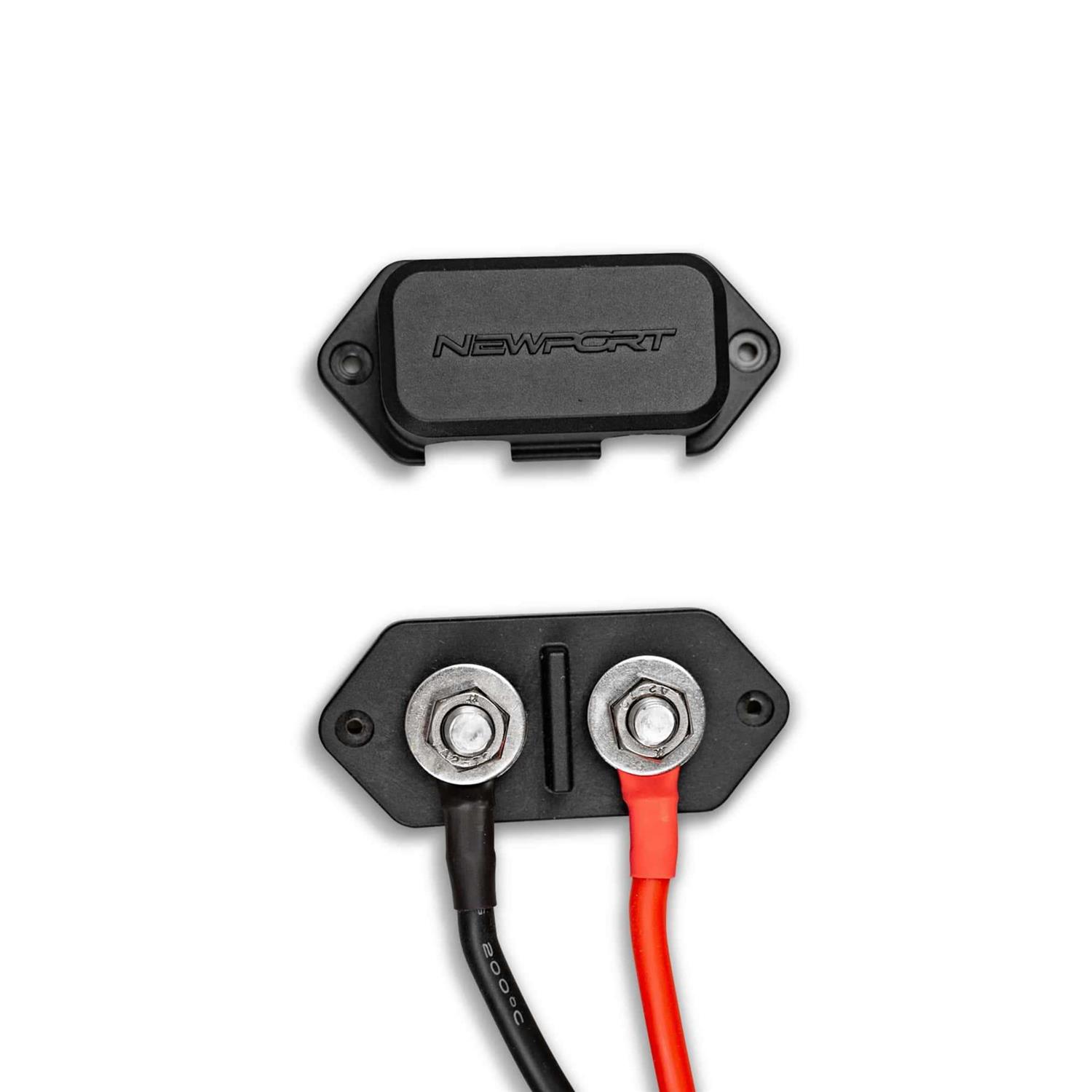 Newport Vessels Newport Battery Quick Connect/Disconnect Connectors Terminals for Trolling Motor -Heavy Duty 8 Gauge Wire Marine Battery Accessory - Image 5