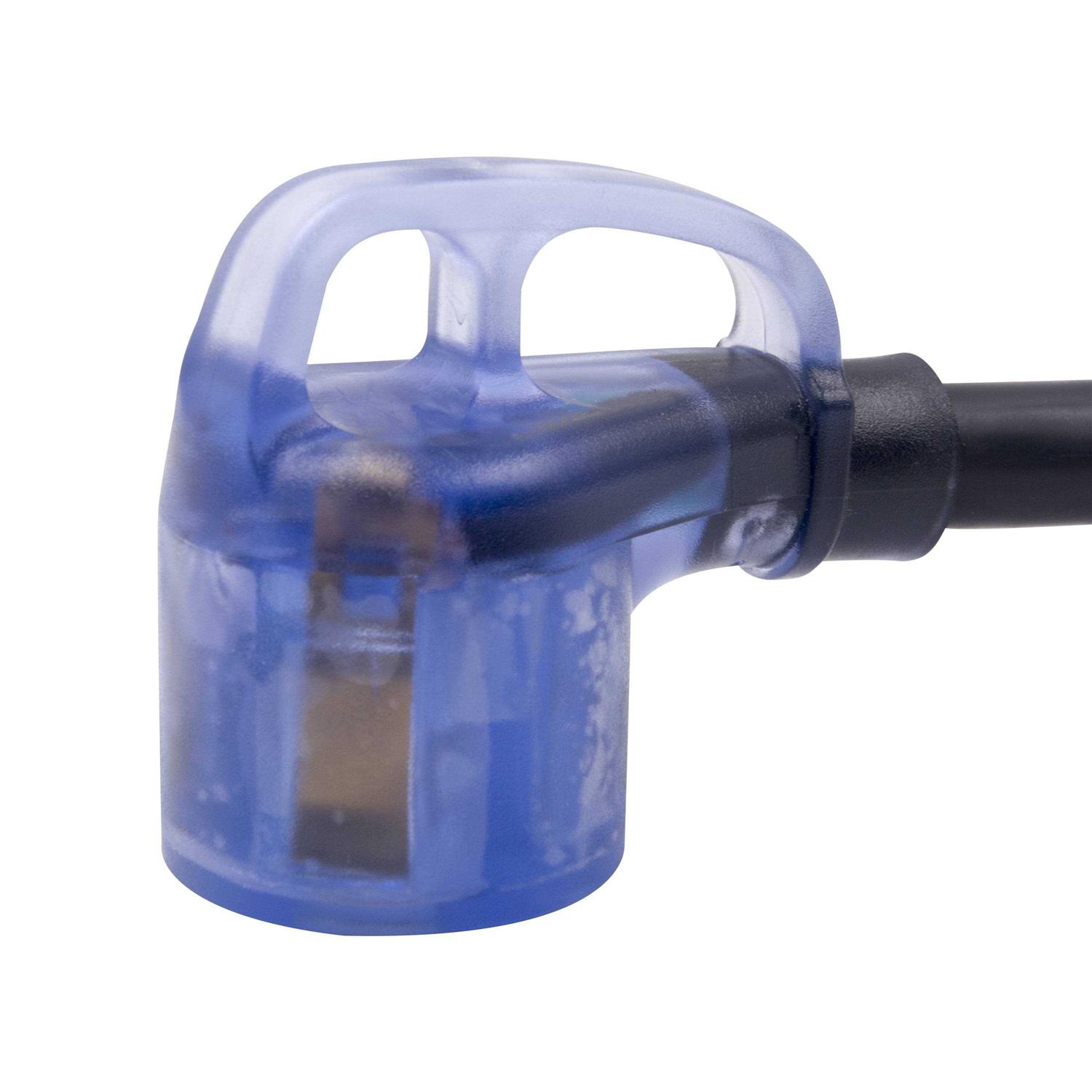 Autodrive 10/3 STW 50 to 30-Amp Universal RV Adapter Extension Cord with Lighted End - Image 3