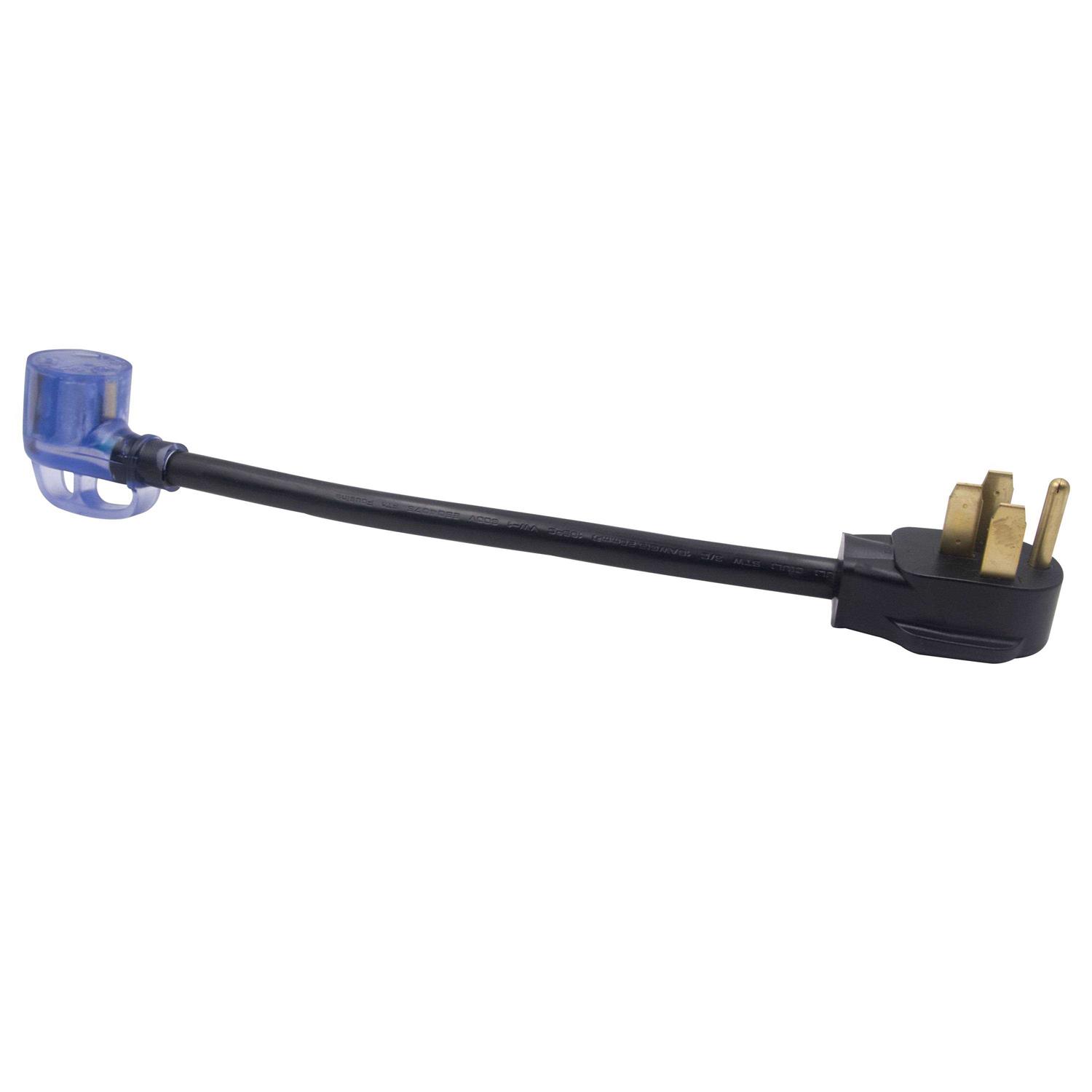 Autodrive 10/3 STW 50 to 30-Amp Universal RV Adapter Extension Cord with Lighted End - Image 5