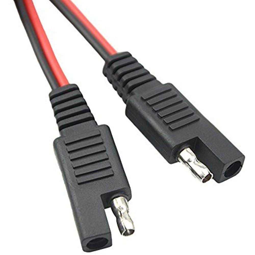 WMYCONGCONG 2 PCS SAE to SAE Quick Disconnect Wire Harness SAE Power Extension Cable Connector 3 Feet and 6 Feet - Image 3