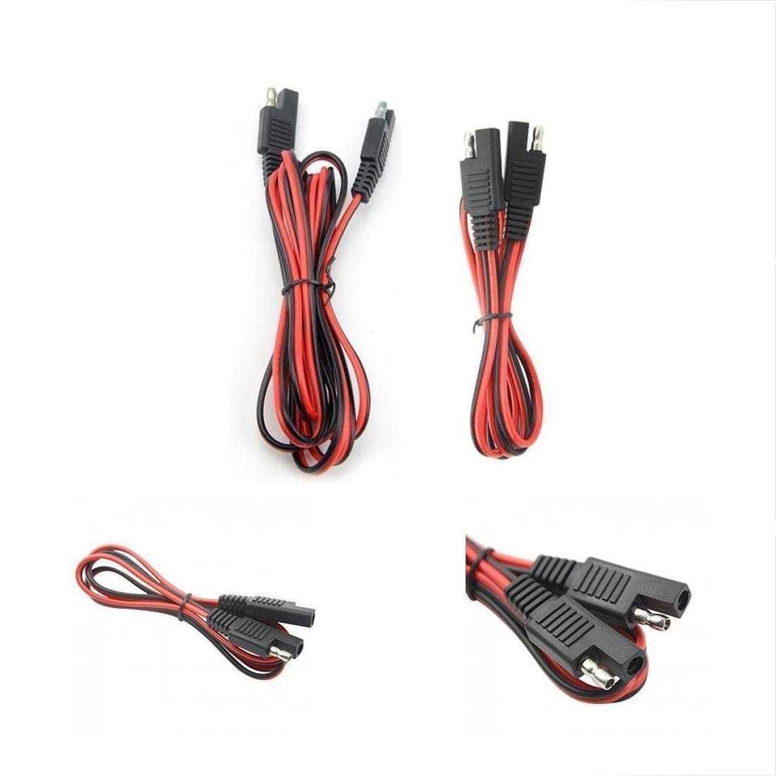 WMYCONGCONG 2 PCS SAE to SAE Quick Disconnect Wire Harness SAE Power Extension Cable Connector 3 Feet and 6 Feet - Image 5