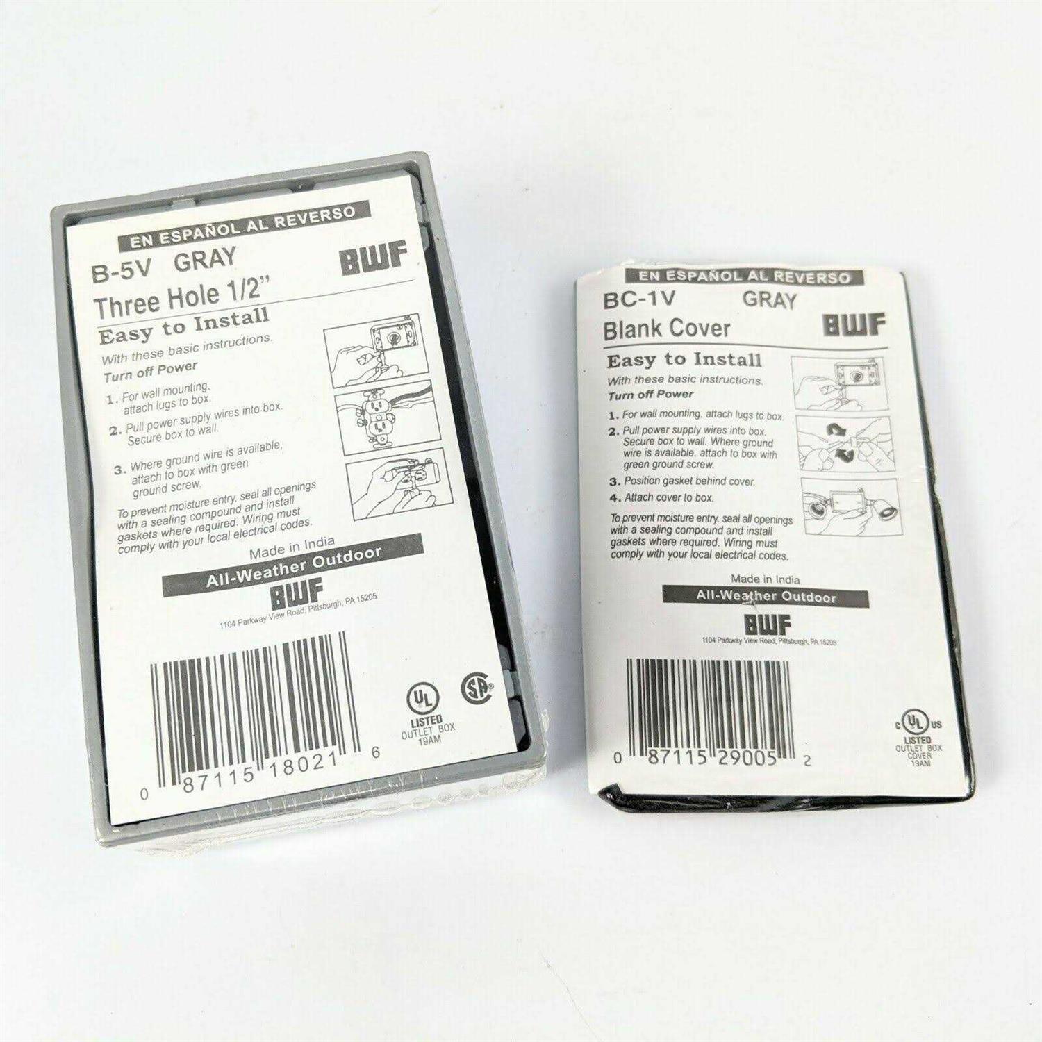 Teddico 3-Hole 1/2 Box Outlet B-5V - Image 4