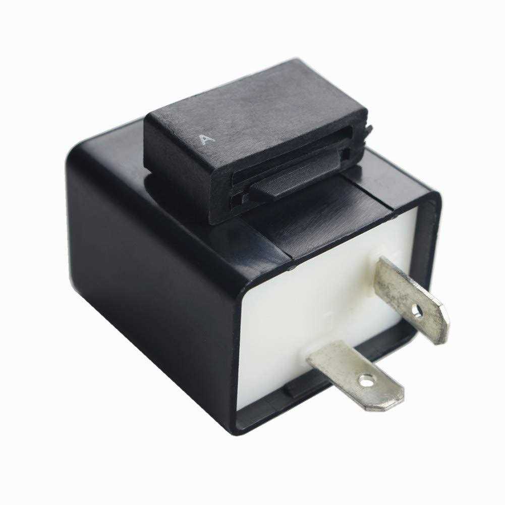 DEWHEL 12V 0.02A-10A 2-Pin CF-12 Automatic Electronic LED Flasher Relay Fix for Turn Signal Light Fast Hyper Flash - Image 3