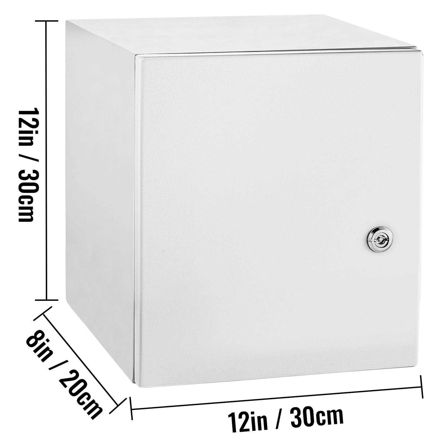 VEVOR Nema Steel Enclosure Nema 4X Steel Electrical Box IP66 Waterproof ...