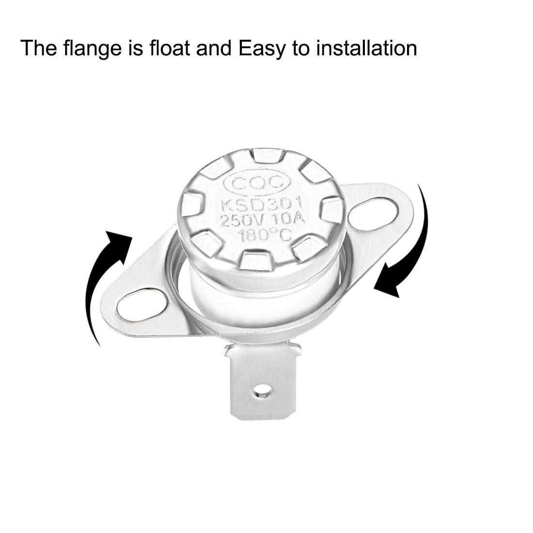 Uxcell Temperature Control Switch Thermostat KSD301 10A - Image 3