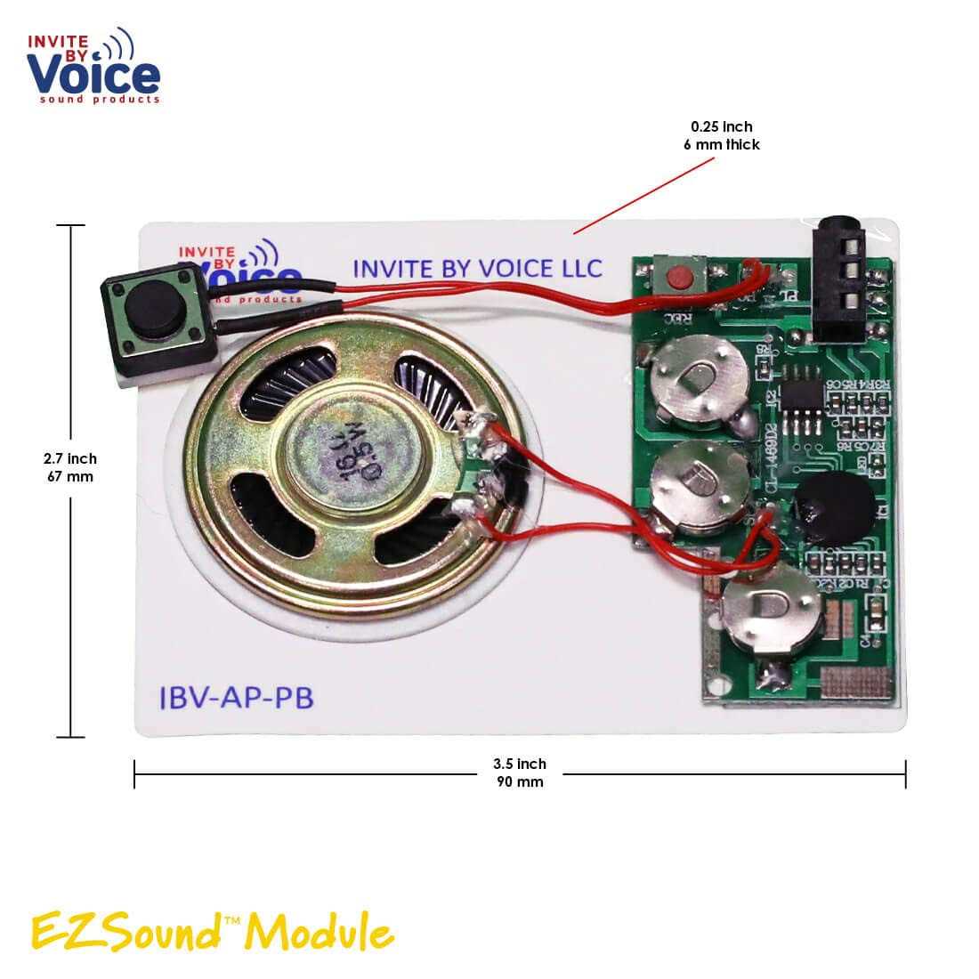 EZSound Module Push Button Activated Easy to Record - Image 2
