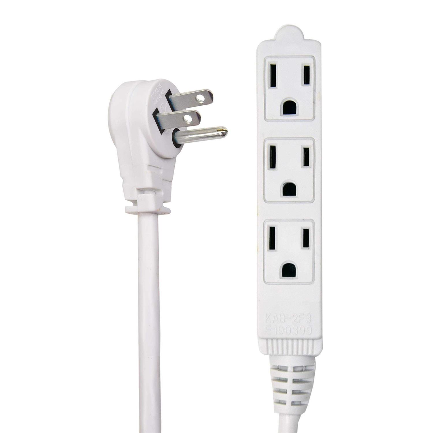 Electes Heavy Duty Extension Cord/Wire Multi 3 Outlet