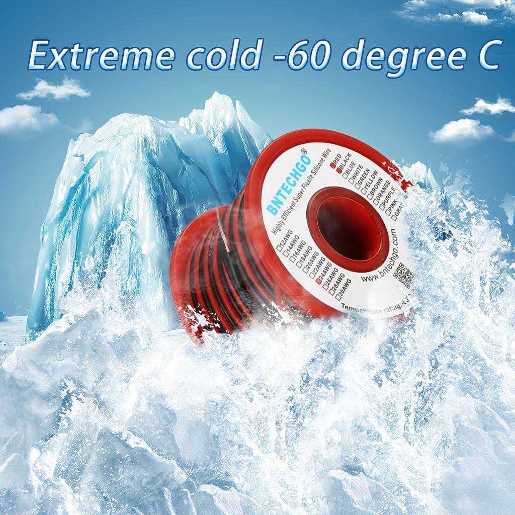 BNTECHGO Gauge Silicone Wire Spool Flexible AWG Stranded Tinned Copper Wire - Image 2