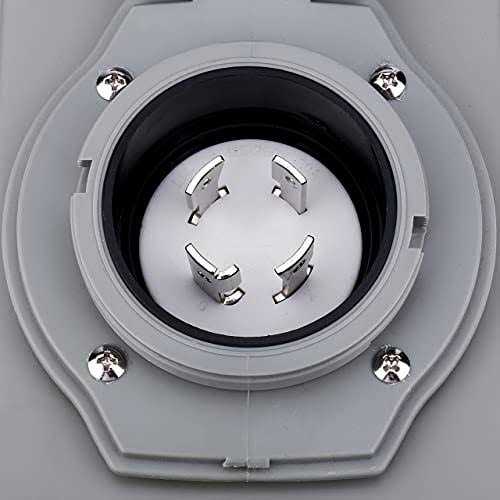 AA Ignition 4 Prong 30 Amp 125/250V Generator Power Inlet Box Pb30 Nema L14-30p Power Inlet Box - Image 4