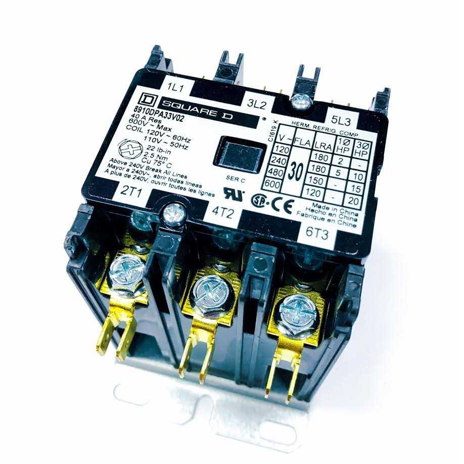 8910DPA33V02 Square D Definite Purpose Contactor - Image 3