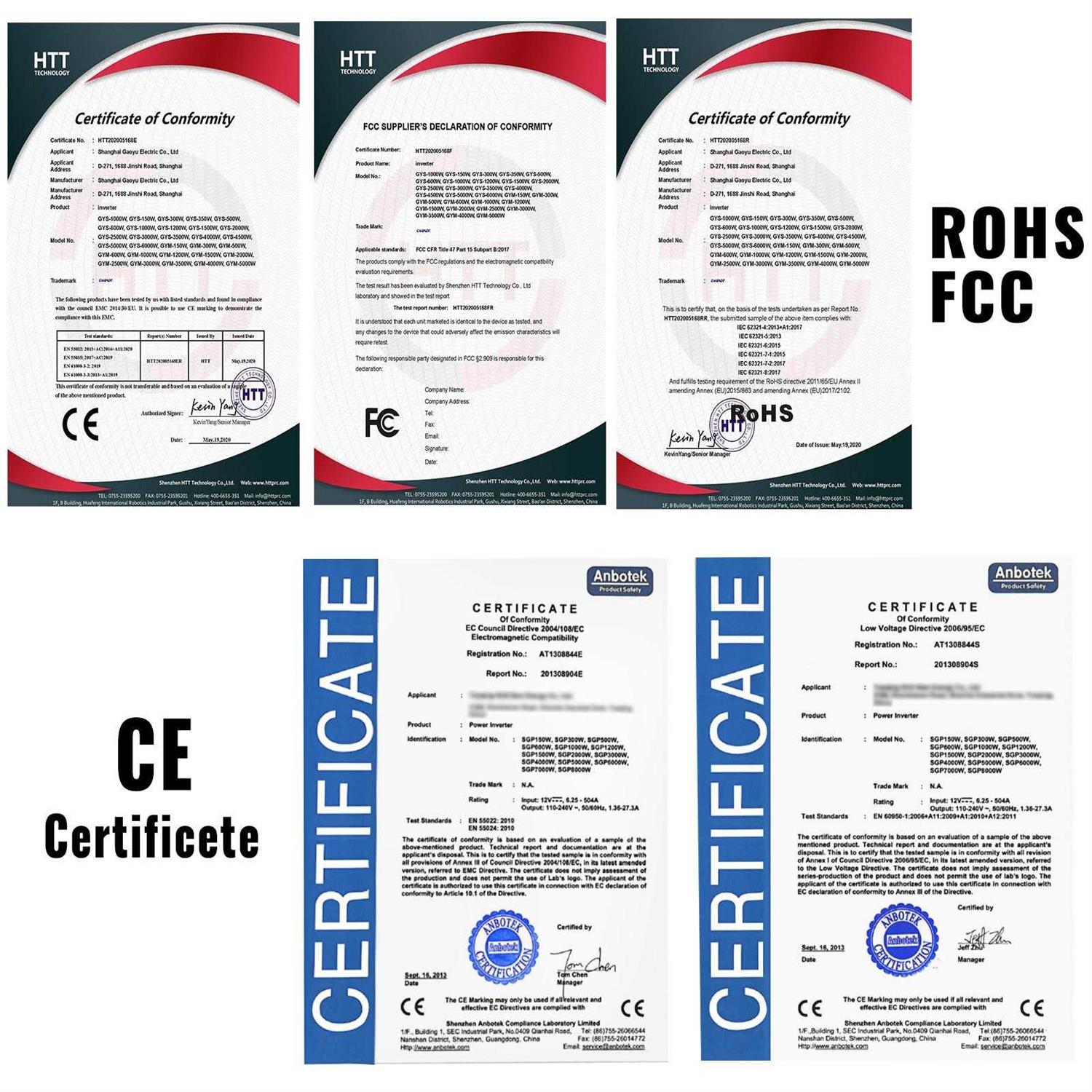 VEVOR Power Inverter 3500W Modified Sine Wave Inverter Dc Ac 120V Car Converter with Lcd Display Remote Controller Led Indicator Ac Outlets - Image 3