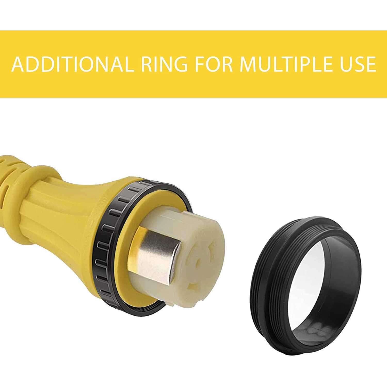 25Ft 50Amp STW Heavy Duty RV Extension Cord,14-50P Male and SS2-50R Twist-Locking Female,125V/250V for RV Trailer - Image 4