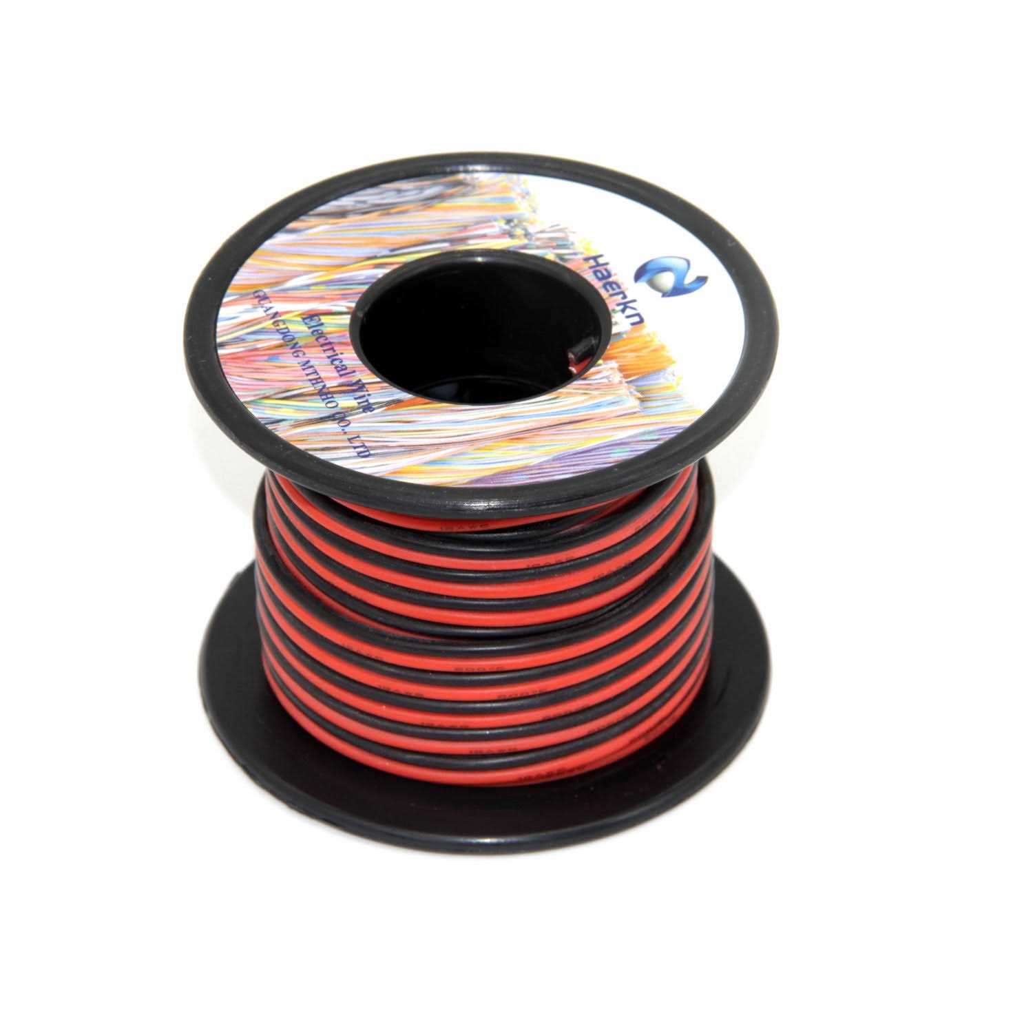 awg Silicone Electrical Wire 2 Conductor Parallel Wire line 60ft Gauge Soft and Flexible Hook Up Oxygen Free Strands - Image 5