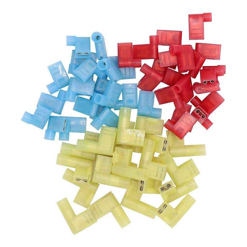 22-16 16-14 12-10 90 Degree Nylon Flag Female Insulated Quick Disconnects Electrical Terminals Connector - Image 3