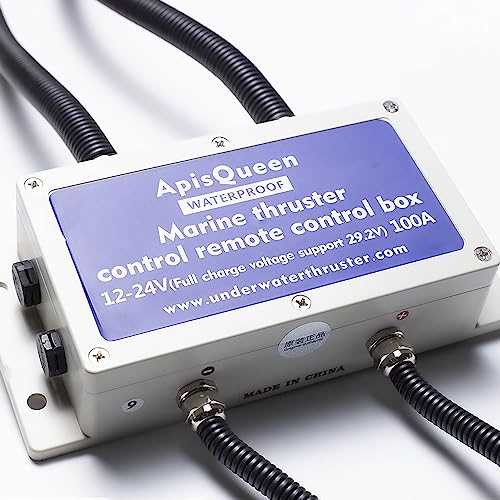 ApisQueen 12~24V Brushless Underwater Thruster U5 Set,Total Thrust 14Kg Waterproof Motor With Remote Control and Built in 100A ESC and Signal - Image 5