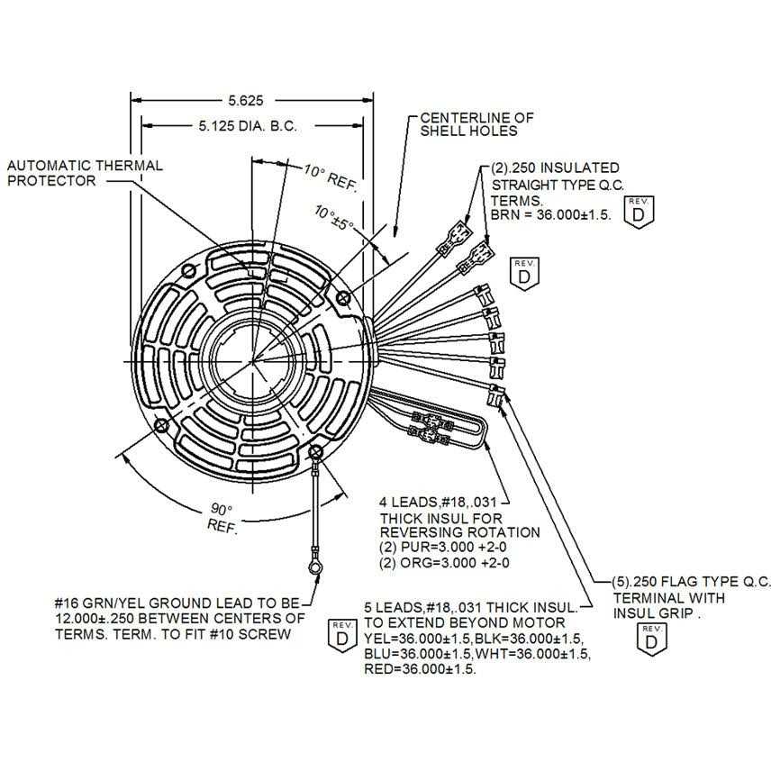 US Motors 5460 Rescue 5.6 Direct Drive Blower Motor - Image 4