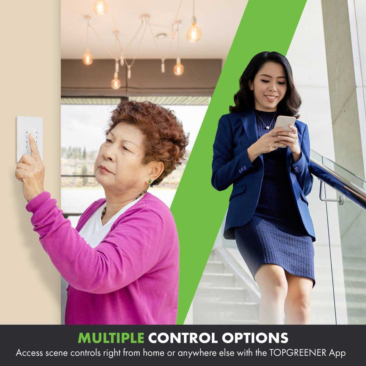 Topgreener Smart Light Switch Wi-Fi Scene Controller - Image 3