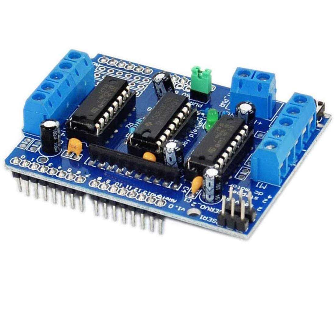 HiLetgo L293D DC Motor Drive Shield Stepper Motor Drive Shield Expansion Board for Arduino Duemilanove Raspberry Pi - Image 3