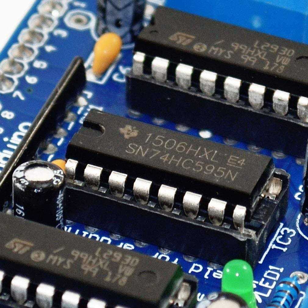 HiLetgo L293D DC Motor Drive Shield Stepper Motor Drive Shield Expansion Board for Arduino Duemilanove Raspberry Pi - Image 4