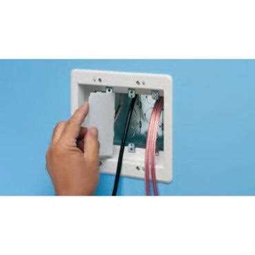 Arlington TVBS505 2-Gang Recessed Steel TV Box - Image 3