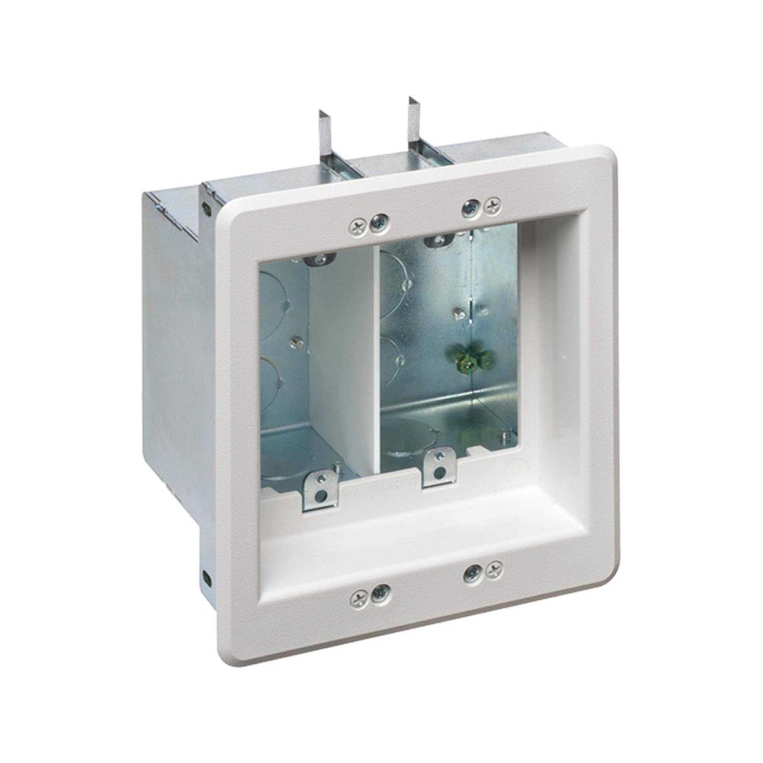 Arlington TVBS505 2-Gang Recessed Steel TV Box - Image 4