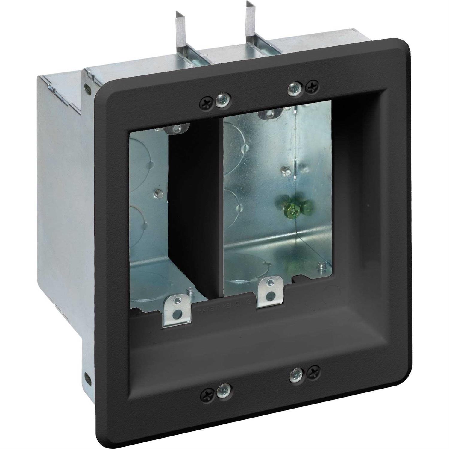 Arlington TVBS505 2-Gang Recessed Steel TV Box - Image 5