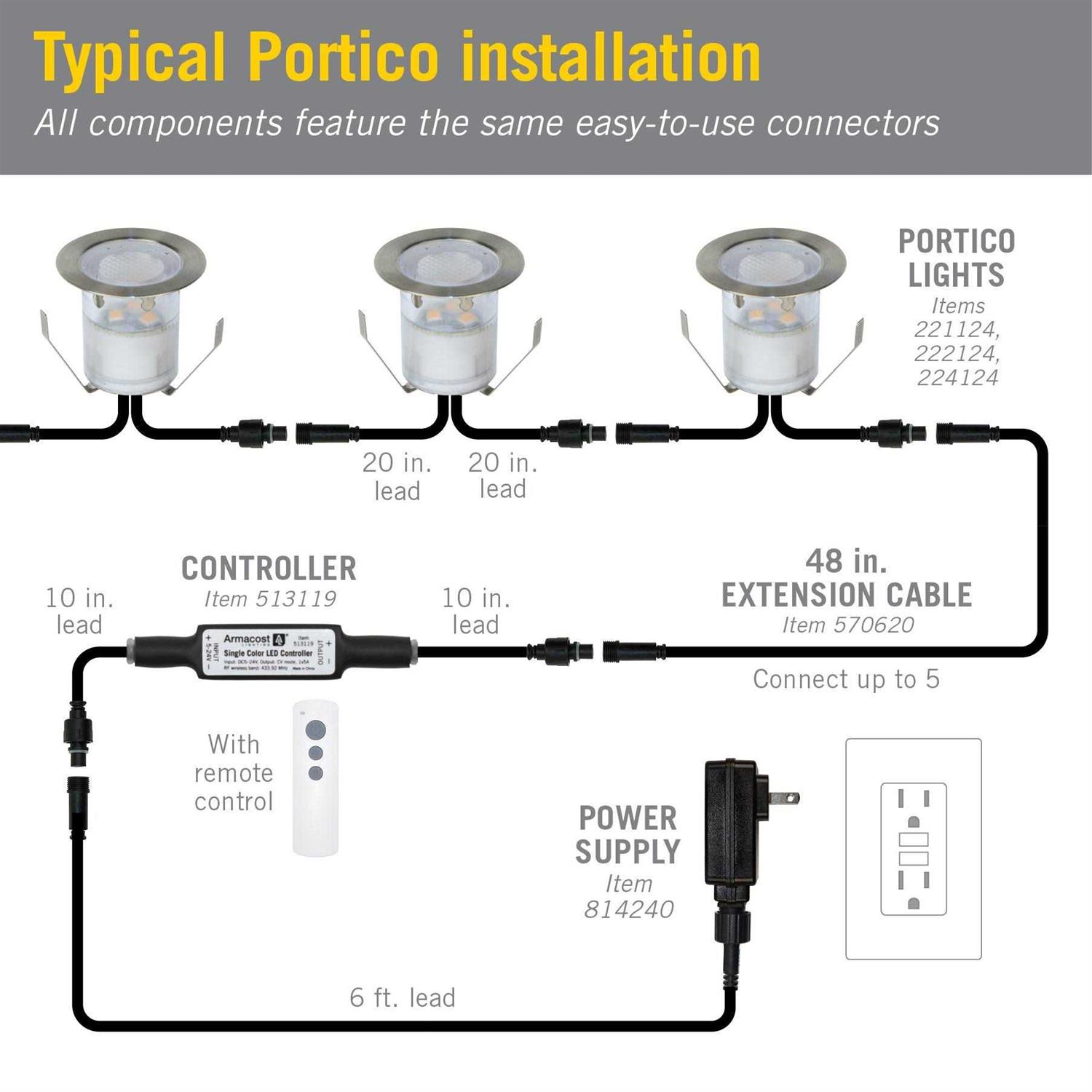 Armacost Lighting Portico Outdoor LED Driver 12V 814240 - Image 5