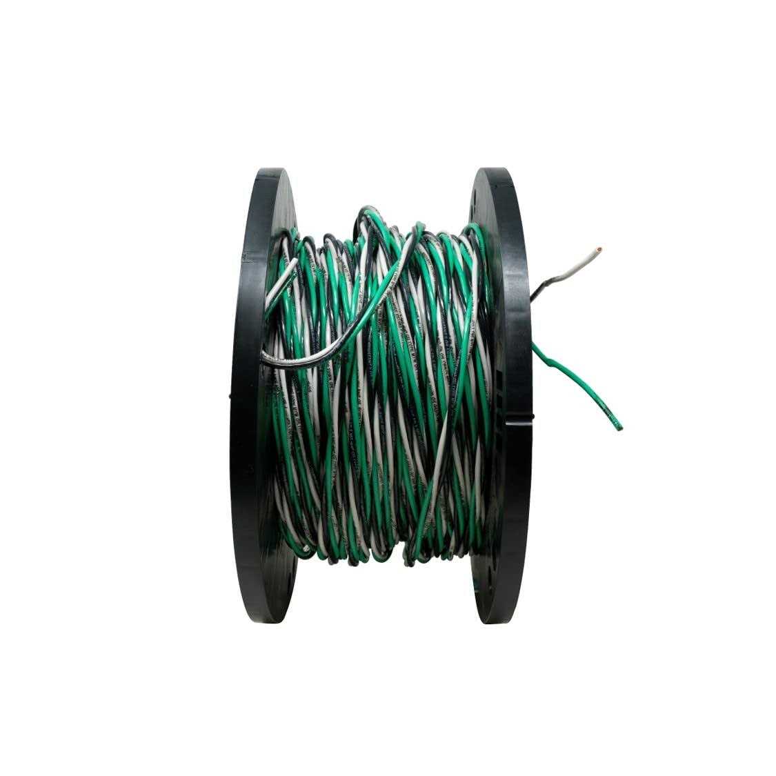 Southwire Black/White/Green Solid CU THHN Tri-Wire
