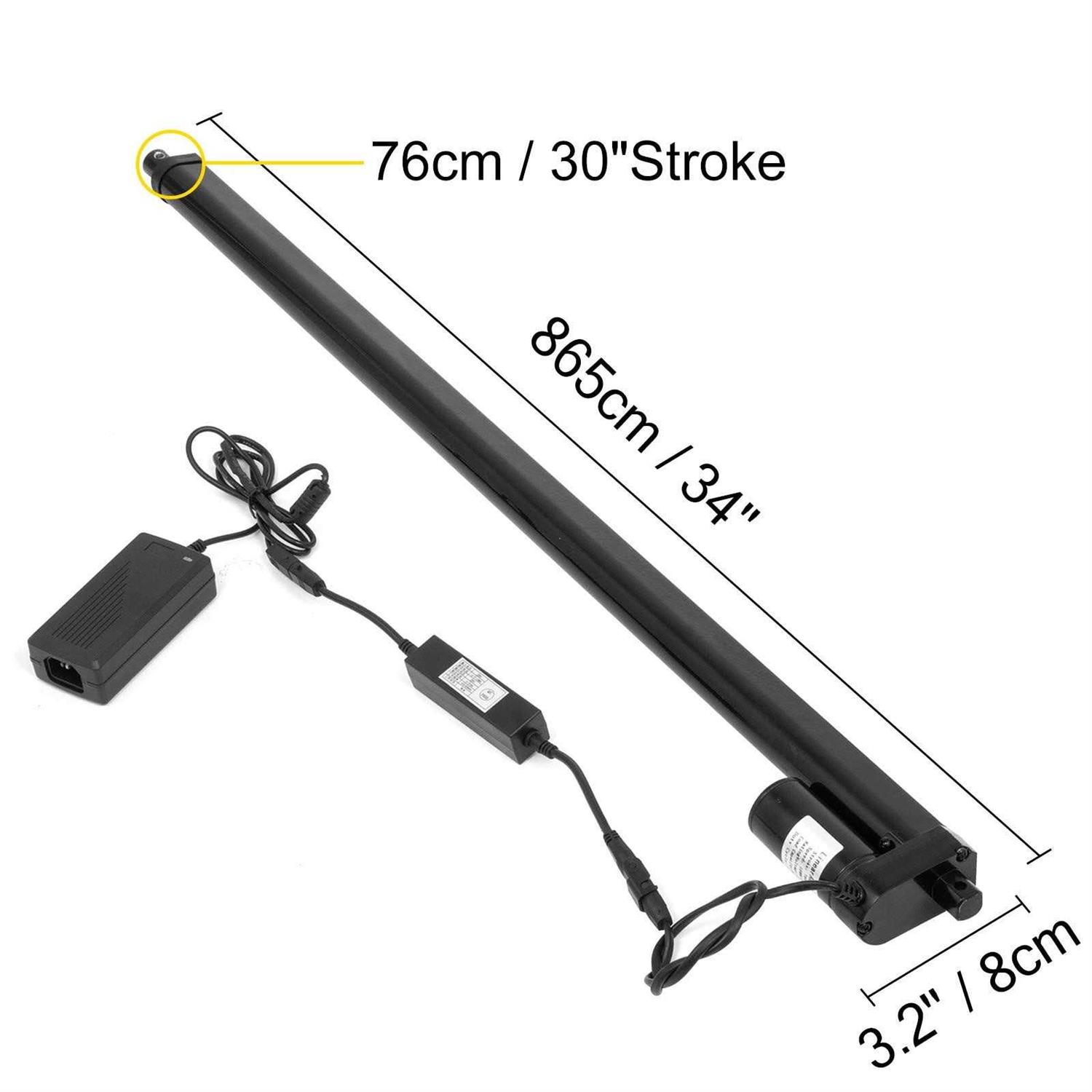 VEVOR 2PCS 30 Inches Electric Actuators Kit 12V DC with Mounting Bracket Heavy Duty 900N 10mm/s Actuators for Recliner Tv Table Lift Massage Bed XXZXQ30YCXXZDQTZ1V1 - Image 3