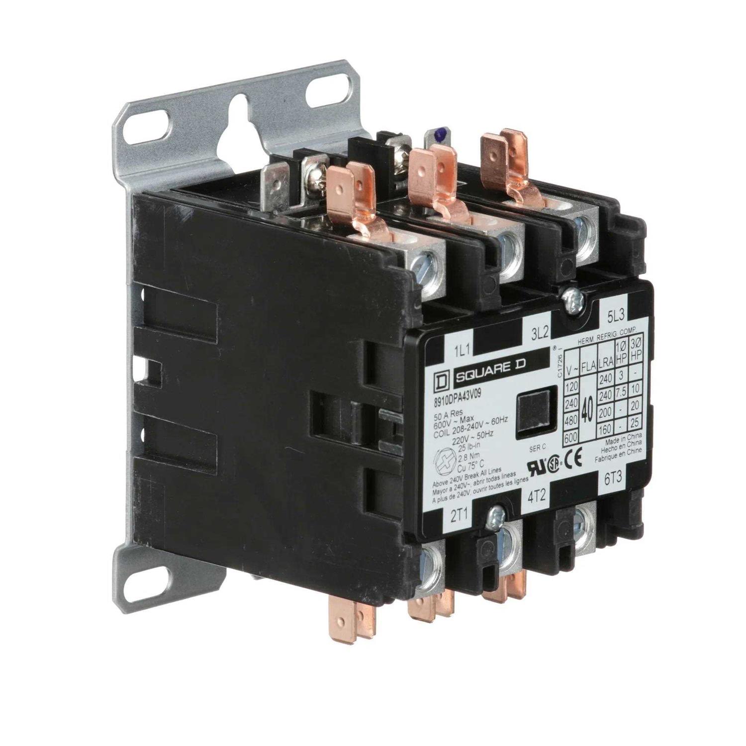 8910DPA43V09 Square D Definite Purpose Contactor - Image 4