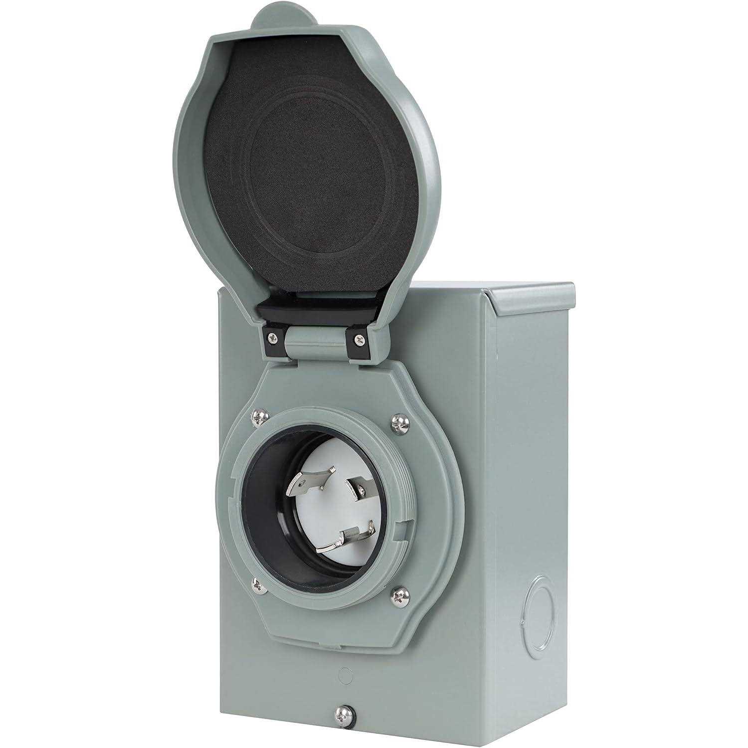 Bisupply Amp Generator Inlet Box 3 Prong Power Inlet Box - Image 5