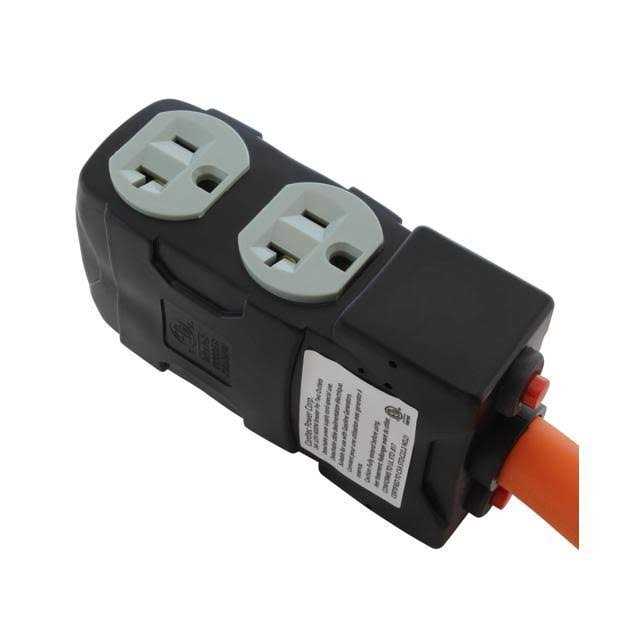 AC WORKS 1.5 ft. Adapter NEMA 14-30P 4-Prong Dryer Plug to Household Outlets with 24 Amp Breaker - Image 3