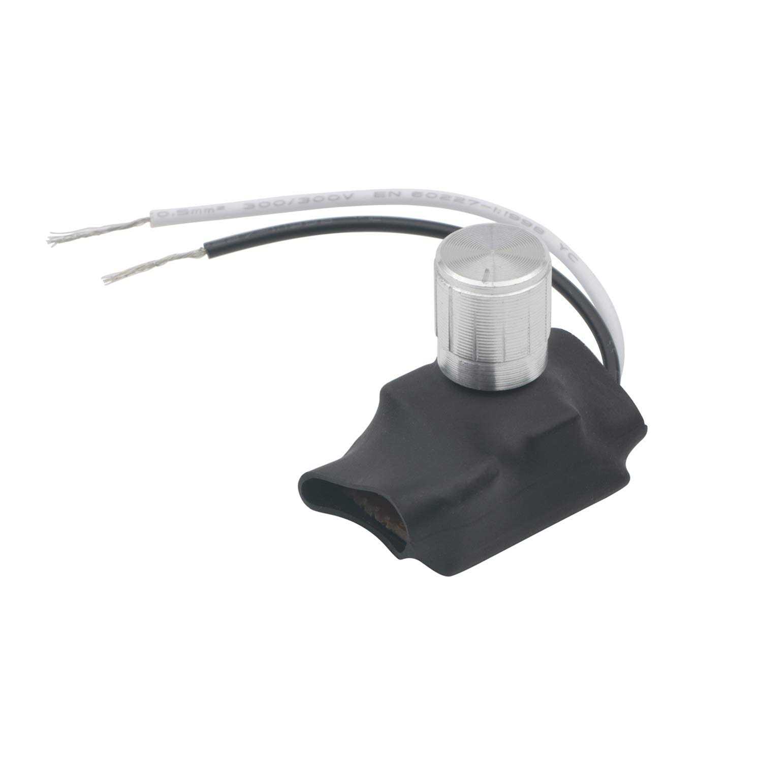 3A Dimmer Switch Dimmer Rotary Switch with Aluminum Knob for Table Lamp - Image 5