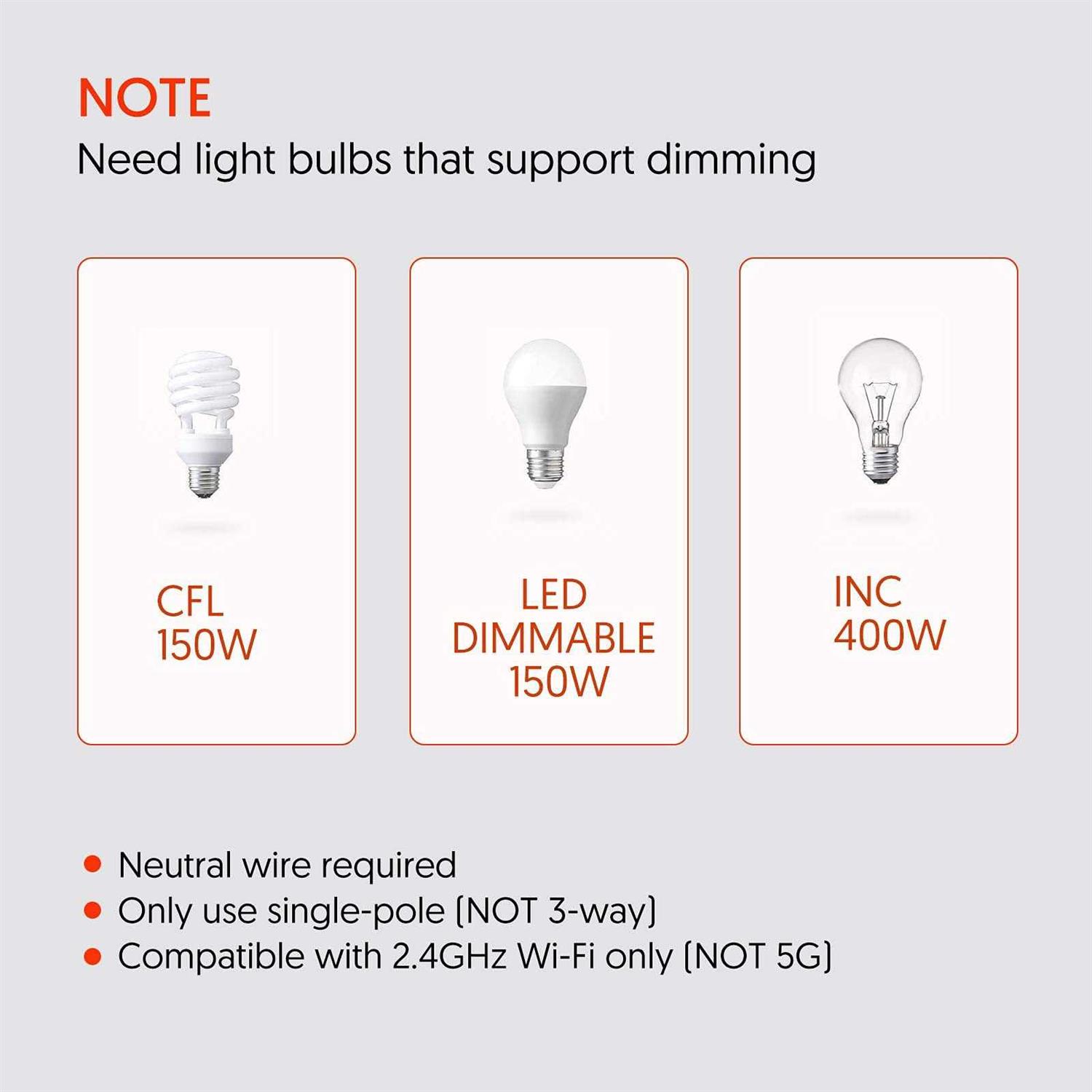 Avatar Controls Smart Dimmer Switch with Remote Control with Alexa/Google Home Light Smart Home Electrical Switch Timer Wall Switch No Hub Required - Image 5