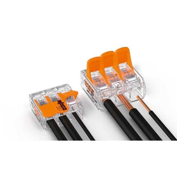 Wago 221 Series Wiring Connectors with Case 25pc Compact Wago Wire Connectors. Comes with 221-412 - Image 3