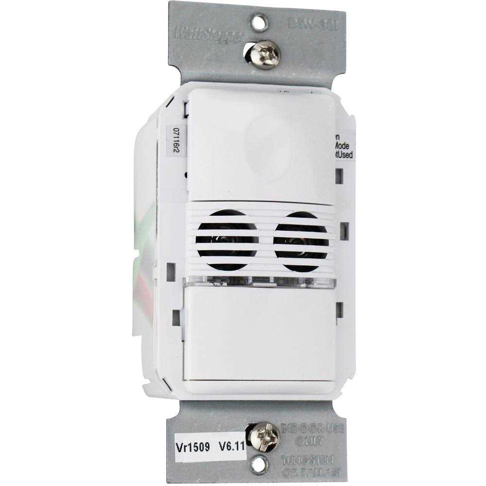 Wattstopper DSW-301-W Dual Technology Wall Switch Occupancy Sensor - Image 5