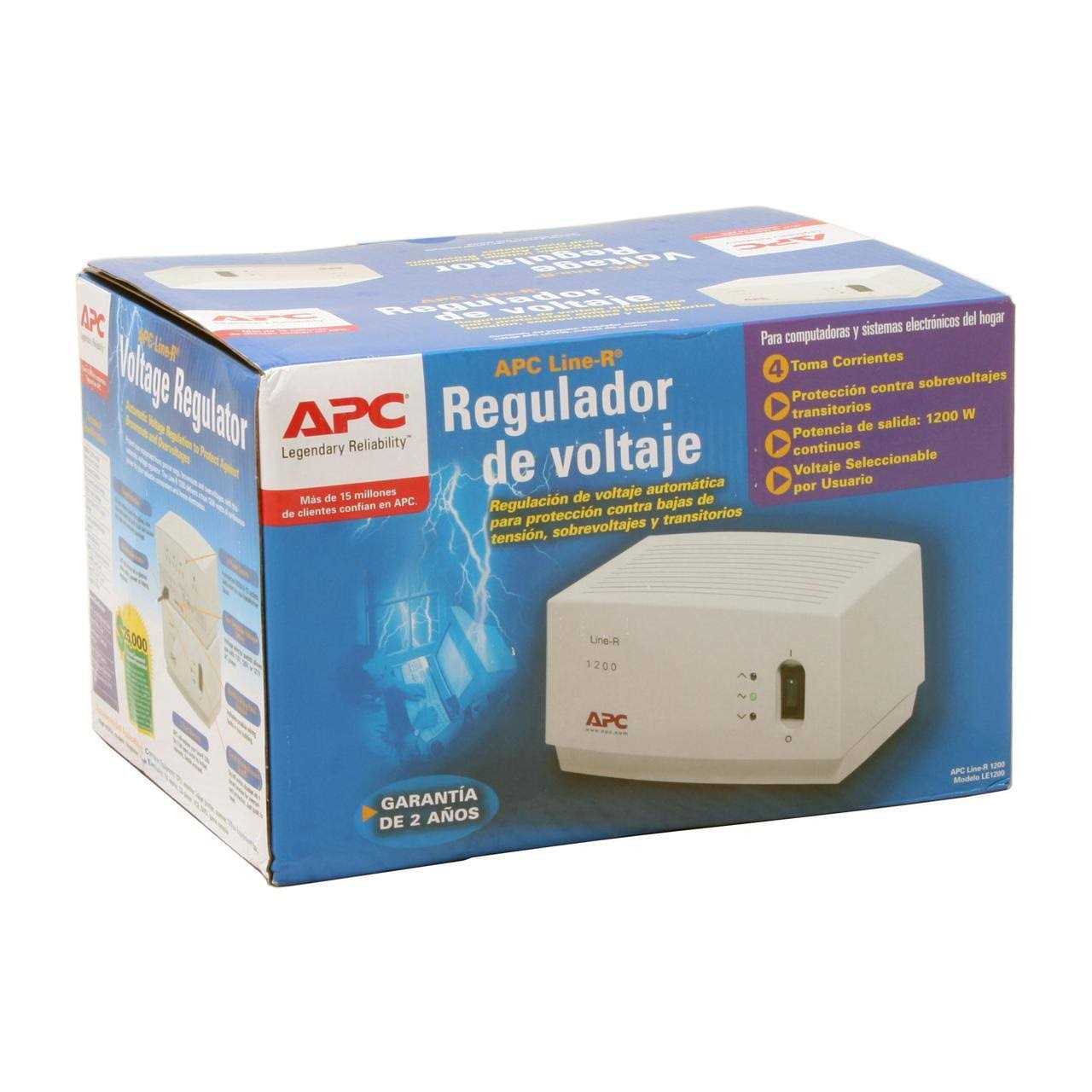 APC Line-R 1200VA Automatic Voltage LE1200 - Image 3