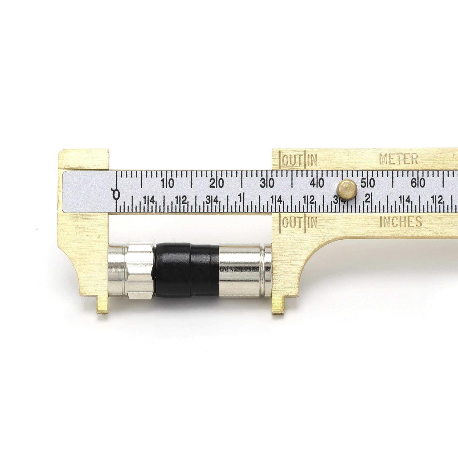 The Cimple Co Coaxial Cable Compression Fitting Connector for Rg59 Coax Cable - Image 4