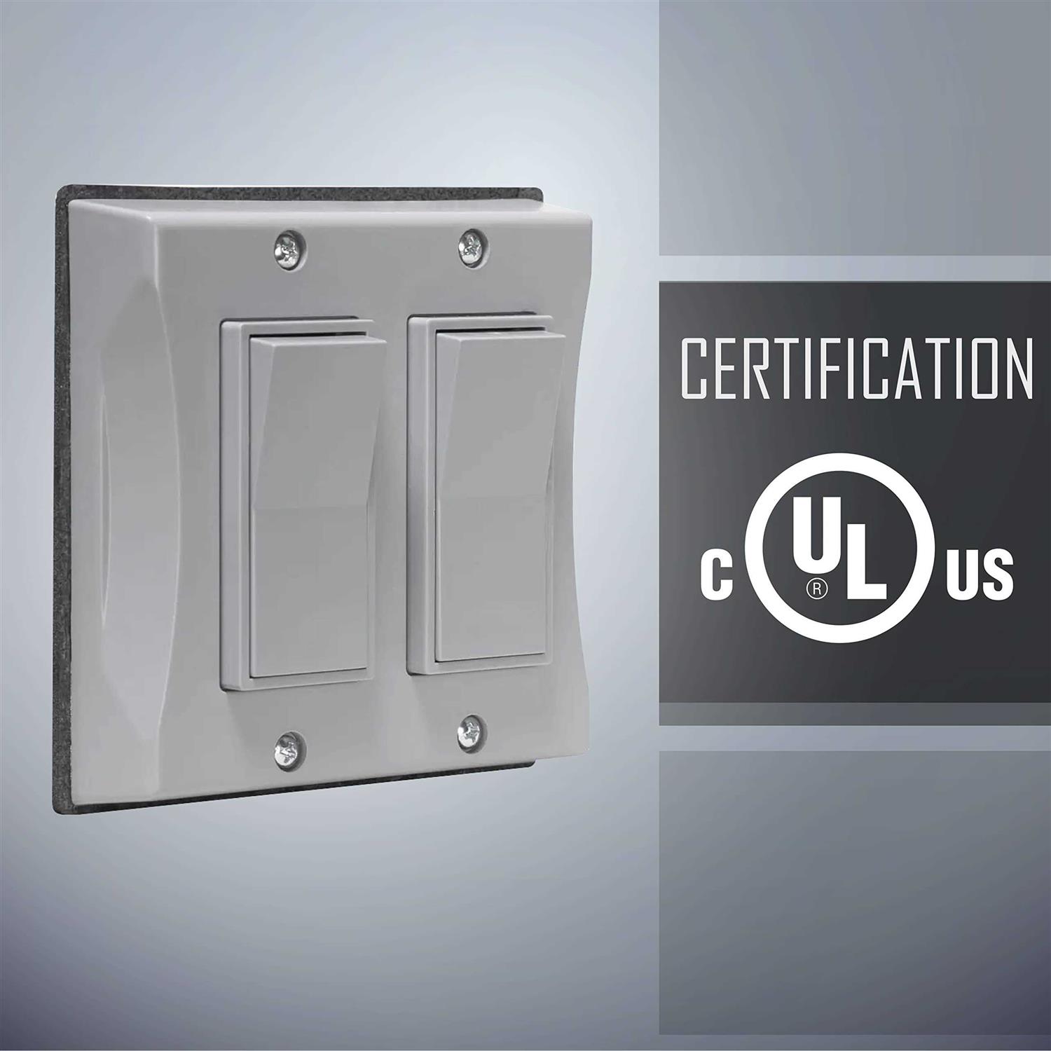 Bell 2-Gang Weatherproof Decorator Cover 5127-0 - Image 5