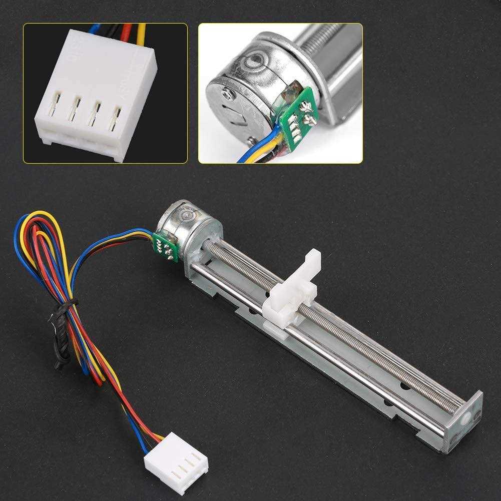 Stepper Motor D8-motor80 Dc12v Moving 0.25mm One Step Stepper Motor with Linear Screw Nut Slider for Diy Ir Engraving Machine,etc - Image 3