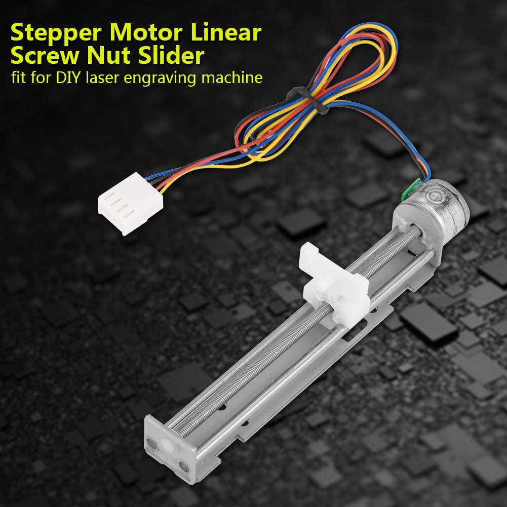 Stepper Motor D8-motor80 Dc12v Moving 0.25mm One Step Stepper Motor with Linear Screw Nut Slider for Diy Ir Engraving Machine,etc - Image 5