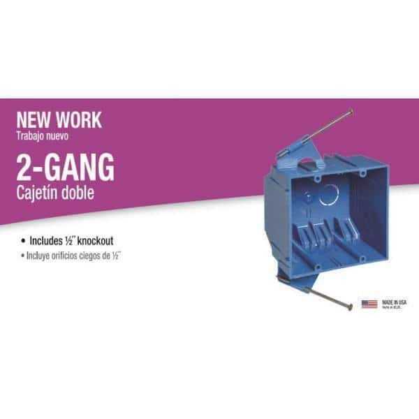Carlon PVC 2 Gang Box - Image 4
