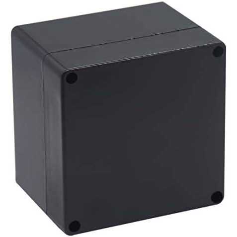 Otdorpatio Project Box IP65 Waterproof Junction Box ABS Plastic Black Electrical Boxes DIY Electronic Project Case Power Enclosure 7.87x4.72x2.2 - Image 3