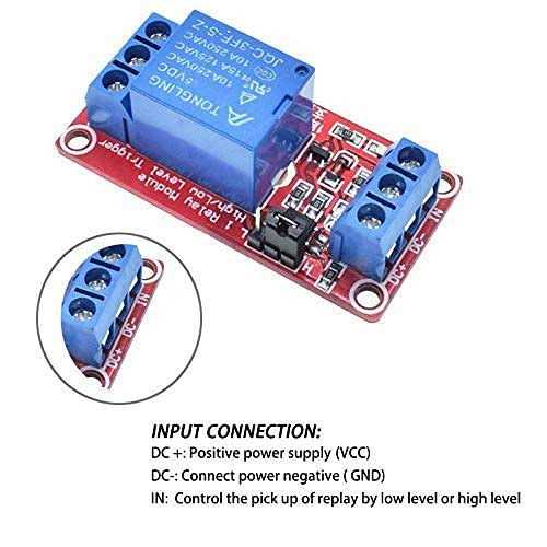 5v Relay Module 1 Channel Relay Board for Raspberry Pi with Opto-Isolated High or Low Level Trigger 5v 1 Channel Relay Switch for Arduino - Image 4