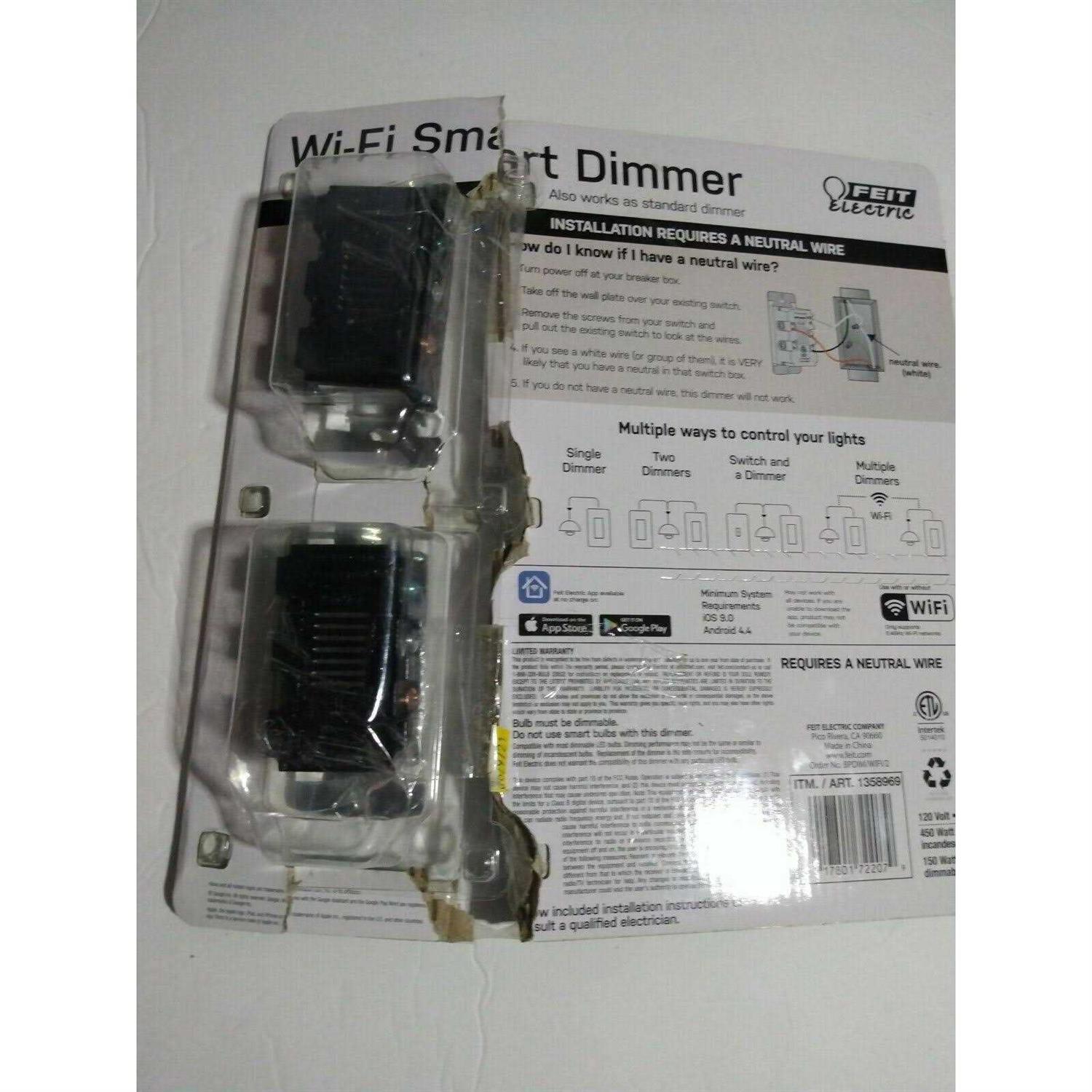 Feit Electric 3-Way Single Pole Switch Wi-Fi Smart Dimmer - Image 4