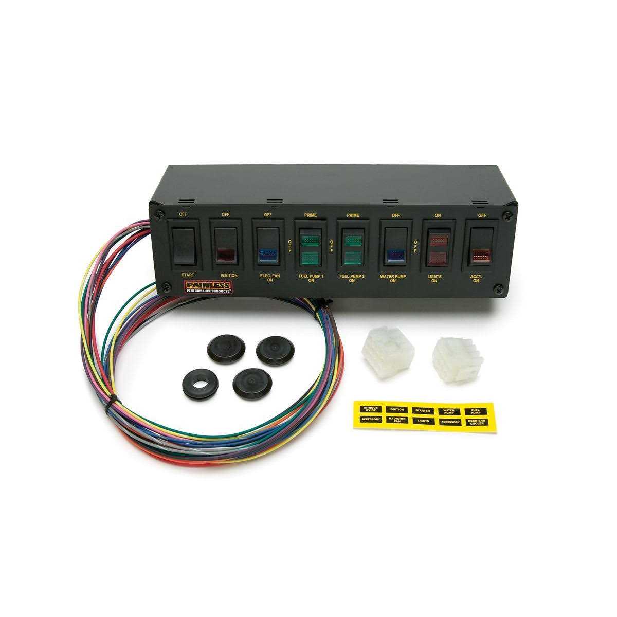 Painless Wiring 50202 8 Switch Roll Bar Panel - Image 2
