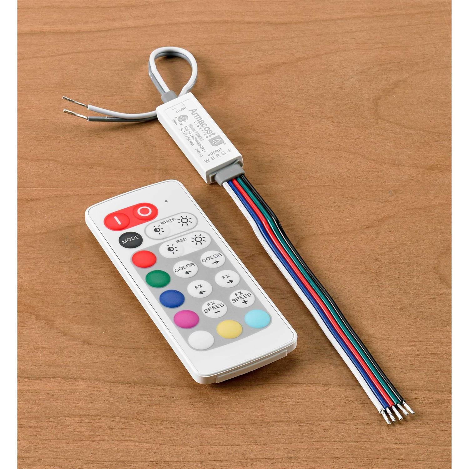 Armacost Lighting 723422 Slimline LED Wireless Remote Controller, White, Size: One Size - Image 4